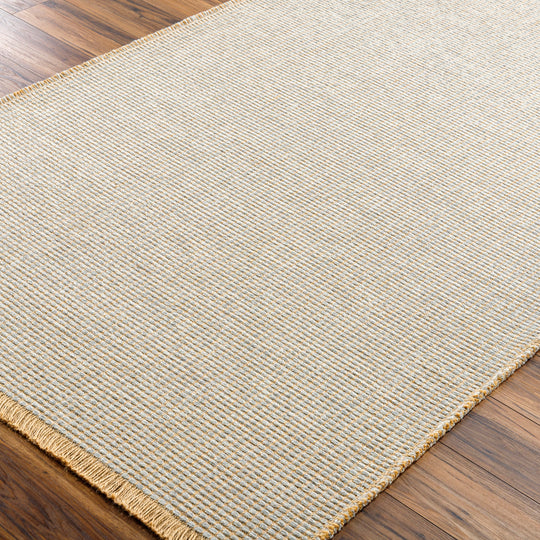 Becki Owens x Surya Tapis de Couloir en Jute Marron Clair/Gris Levin