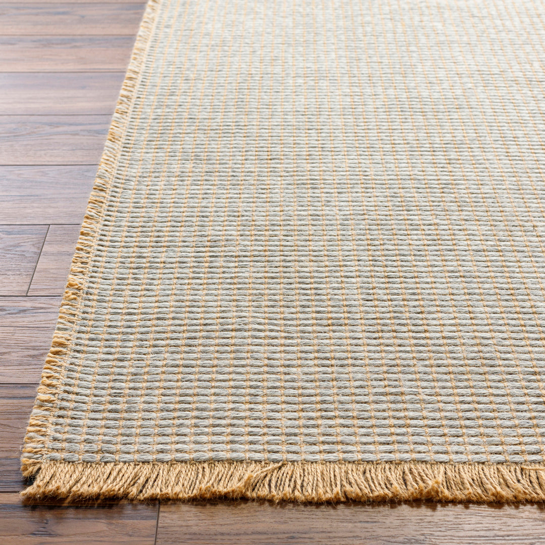 Becki Owens x Surya Tapis de Couloir en Jute Marron Clair/Gris Levin