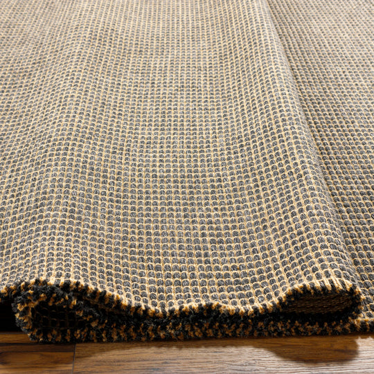 Becki Owens x Surya Tapis de Couloir en Jute Marron Clair/Noir Levin