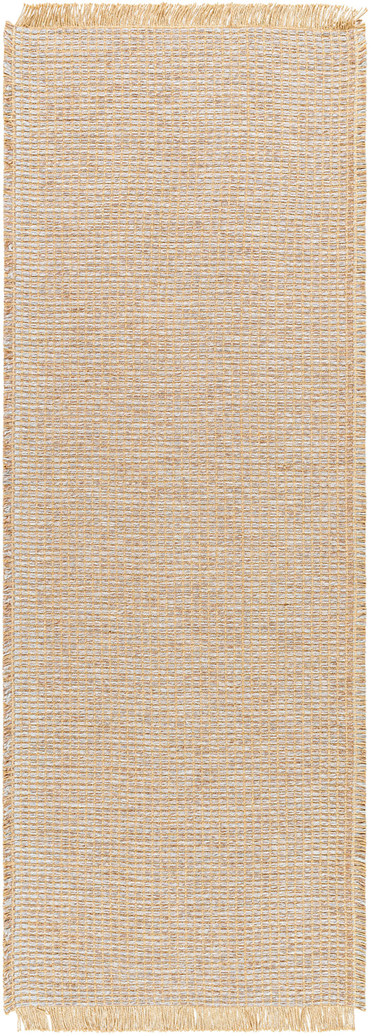 cki Owens x Surya Tapis de Couloir en Jute Marron/Brun/Gris Levin