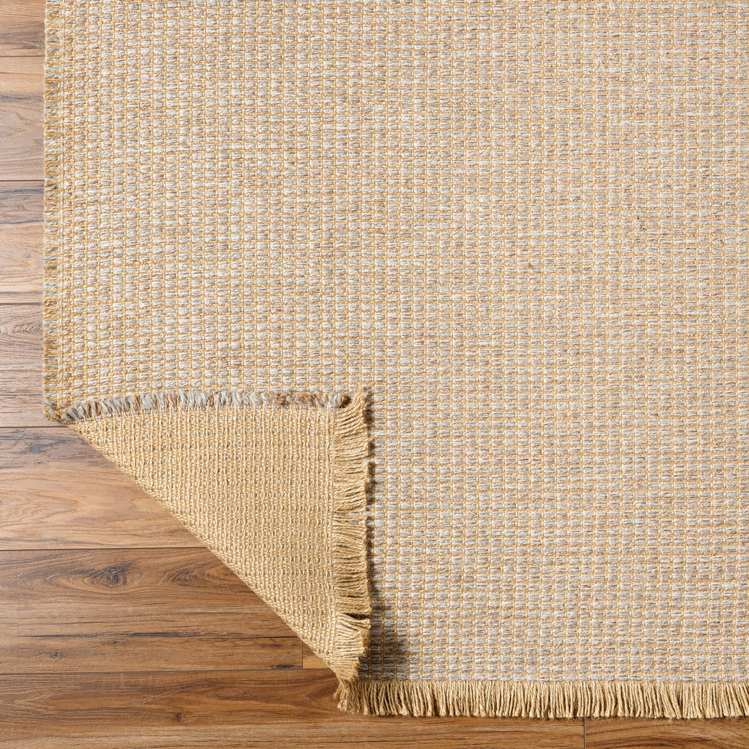 cki Owens x Surya Tapis de Couloir en Jute Marron/Brun/Gris Levin