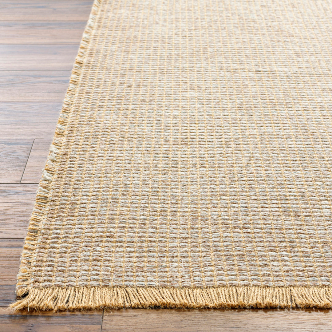 cki Owens x Surya Tapis de Couloir en Jute Marron/Brun/Gris Levin