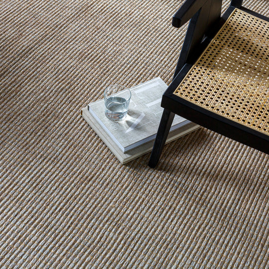 cki Owens x Surya Tapis de Couloir en Jute Marron/Brun/Gris Levin