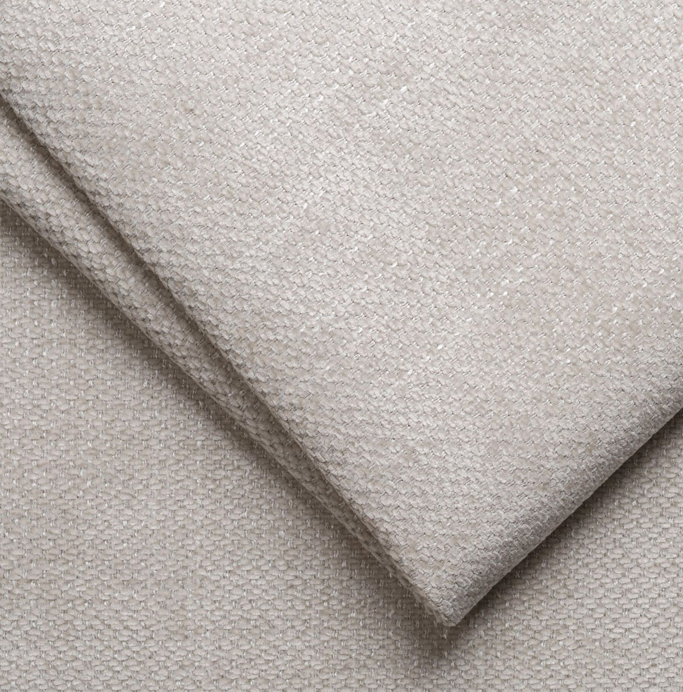 Canapé 4 places convertible express en tissu beige - Couchage 160 cm - Matelas 22 cm avec mémoire de forme BOLIPO