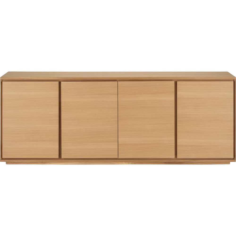 Buffet bas ALINEA Agosta 4 portes en bois naturel