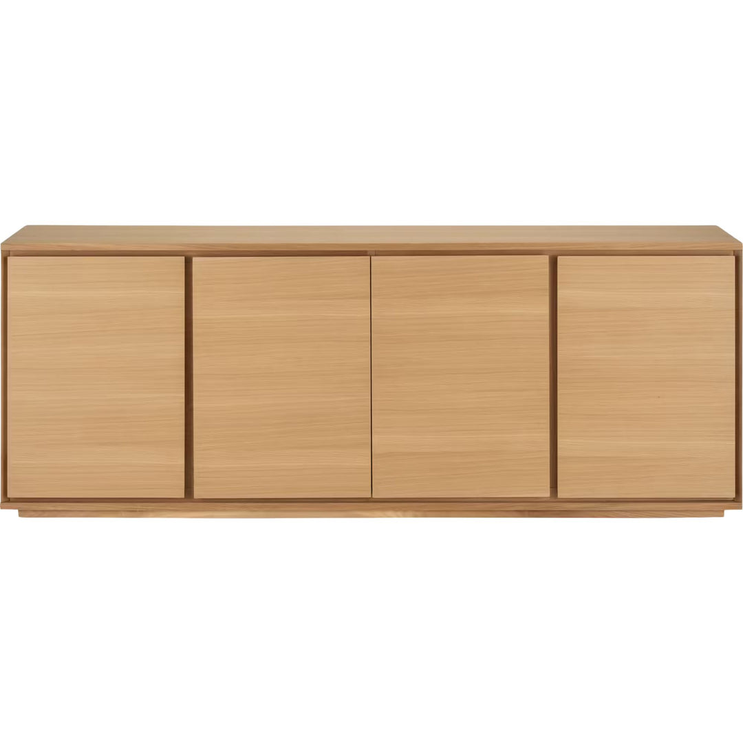 Buffet bas ALINEA Agosta 4 portes en bois naturel