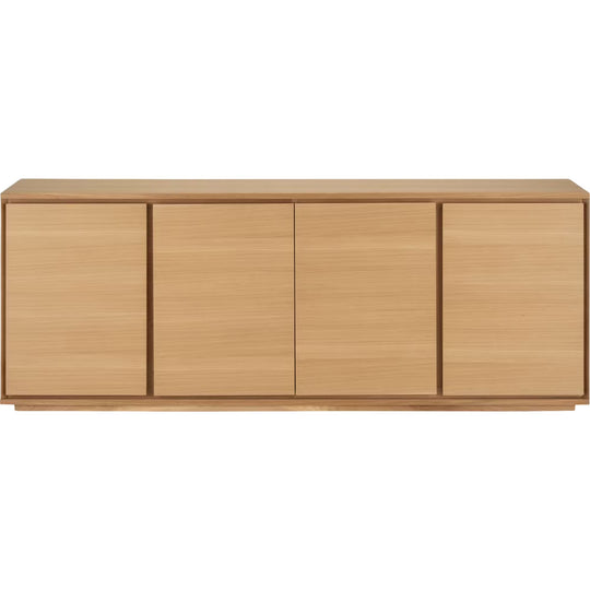 Buffet bas ALINEA Agosta 4 portes en bois naturel