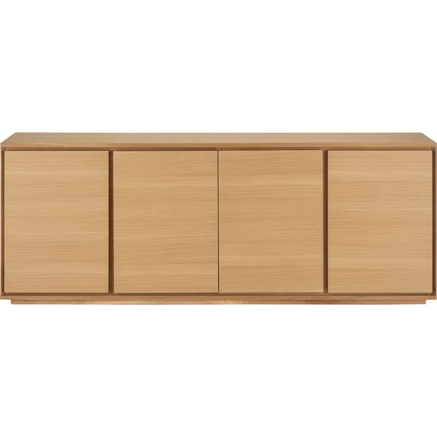 Buffet bas ALINEA Agosta 4 portes en bois naturel