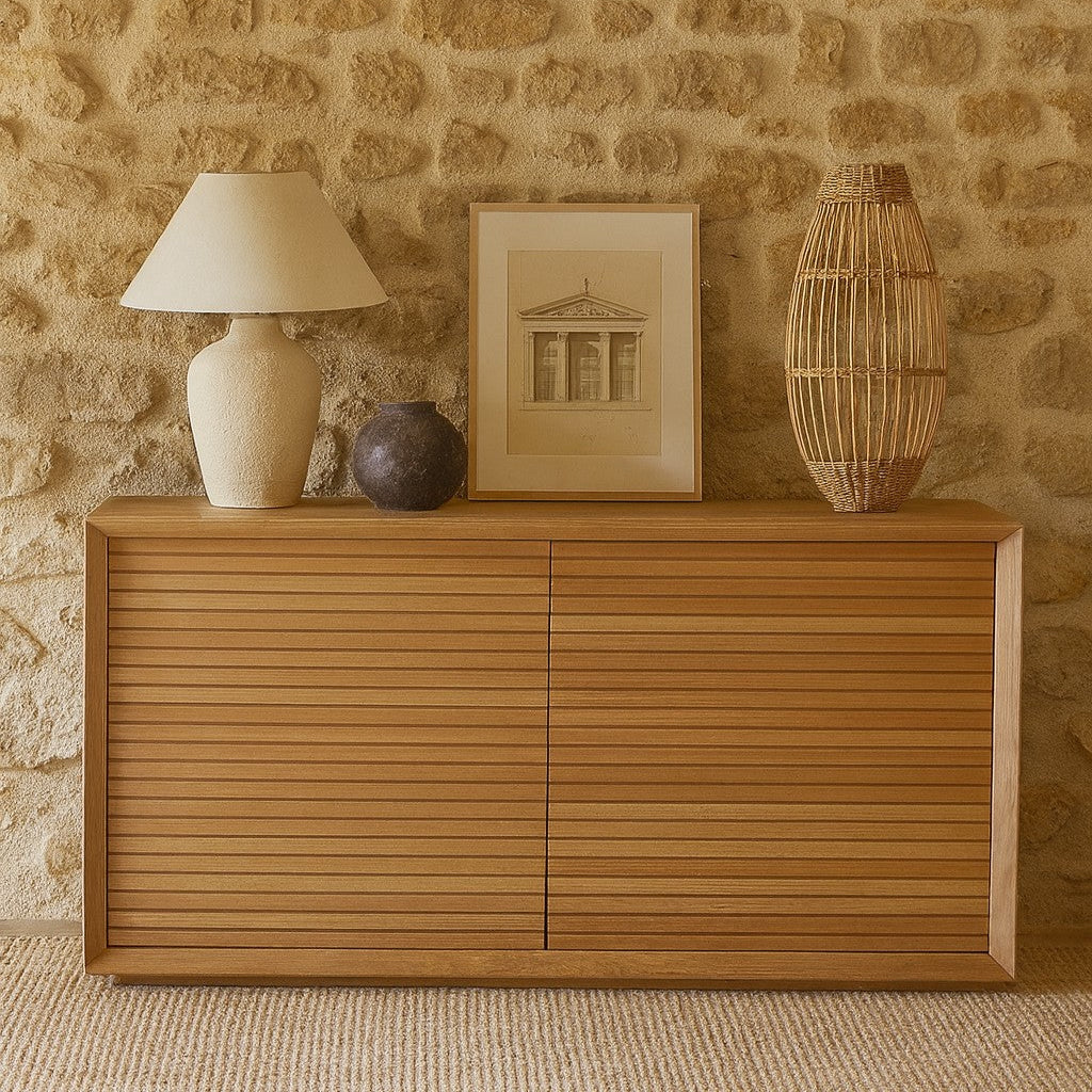 Buffet La Redoute plaqué chêne JOAQUIN