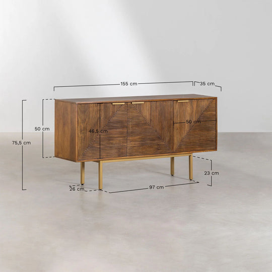 Buffet SKLUM Baty en bois de manguier