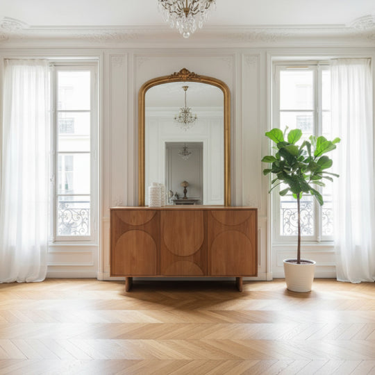 Buffet ATMOSPHERA NANDA 3 portes bois massif jamais utilisé