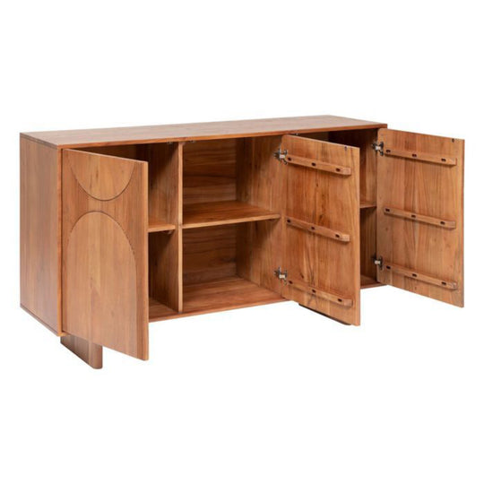 Buffet ATMOSPHERA NANDA 3 portes bois massif jamais utilisé