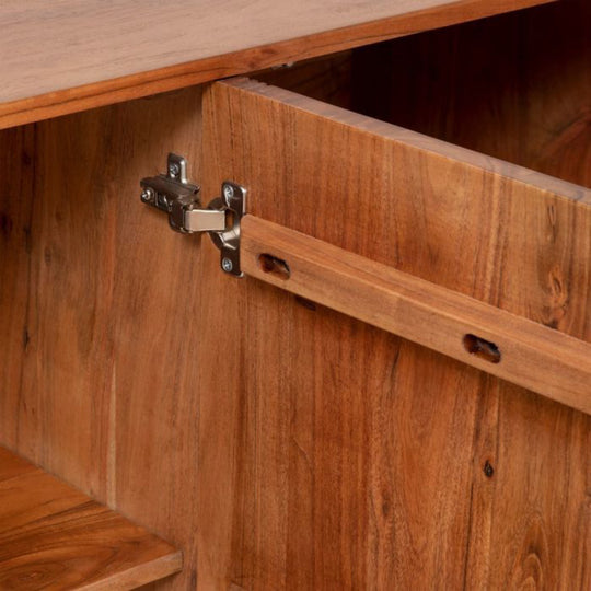 Buffet ATMOSPHERA NANDA 3 portes bois massif jamais utilisé