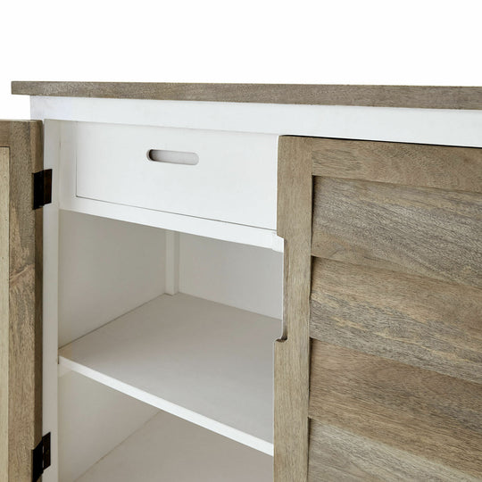 Buffet bas LOBERON Frapelle en bois de manguier — photo produit