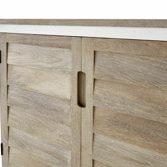 Buffet bas LOBERON Frapelle en bois de manguier — photo produit