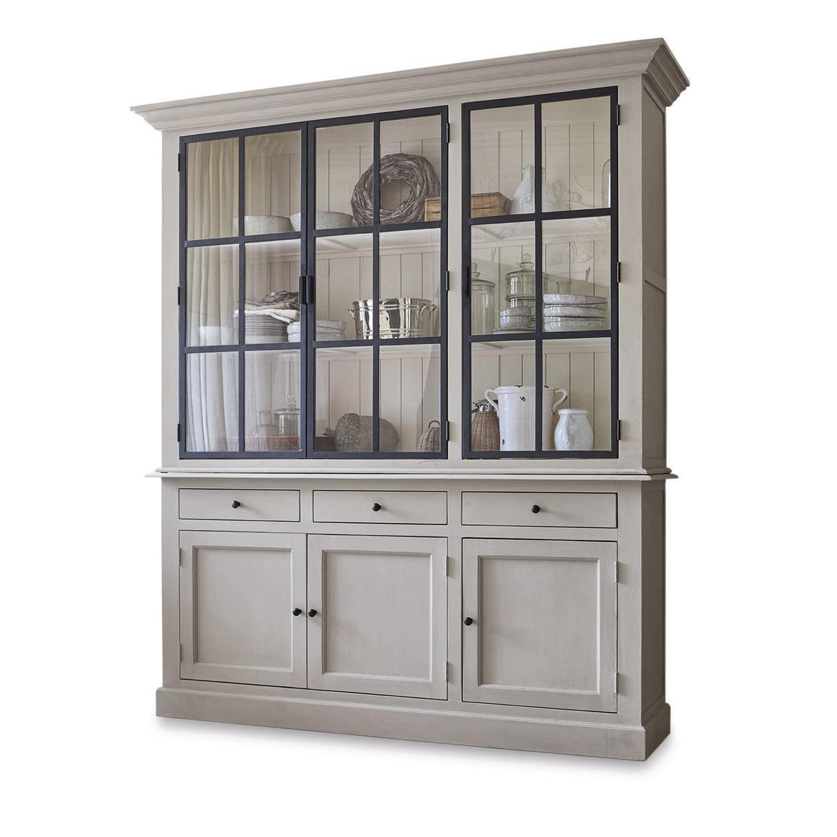 Buffet LOBERON Thilot gris et noir — photo produit