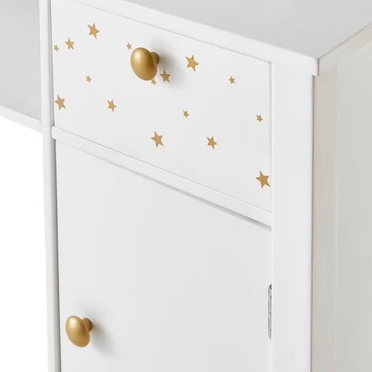 Bureau enfant VERTBAUDET Make a wish blanc clair uni avec décor