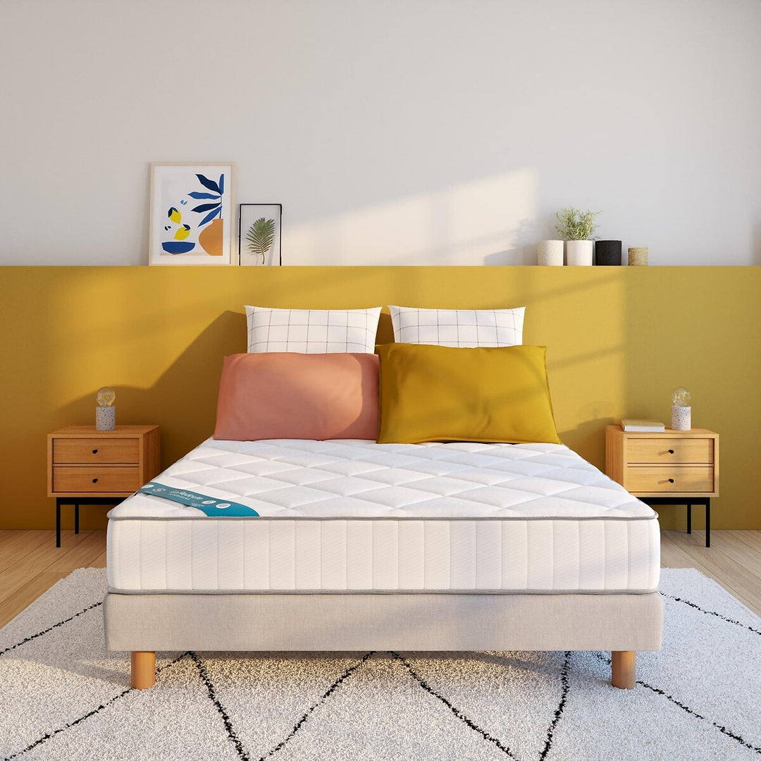 Matelas latex, 3 zones, soutien mi-ferme, accueil tonique 120x190cm