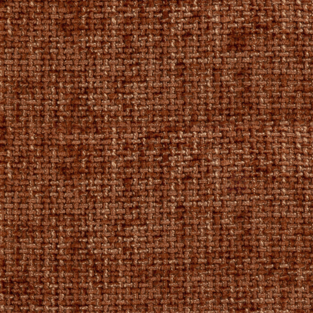 Canapé droit DRAWER Bocca 3 places à dossier capitonné en tissu rouille