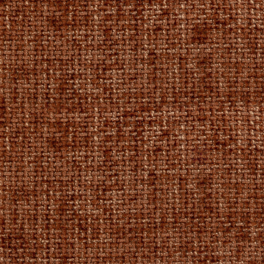 Canapé droit DRAWER Bocca 3 places à dossier capitonné en tissu rouille