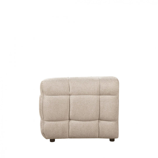 Canapé DRAWER Bolly en tissu beige chiné