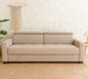Canapé ALINEA 3 places convertible avec matelas Bultex en pop avec accoudoirs 15cm - beige