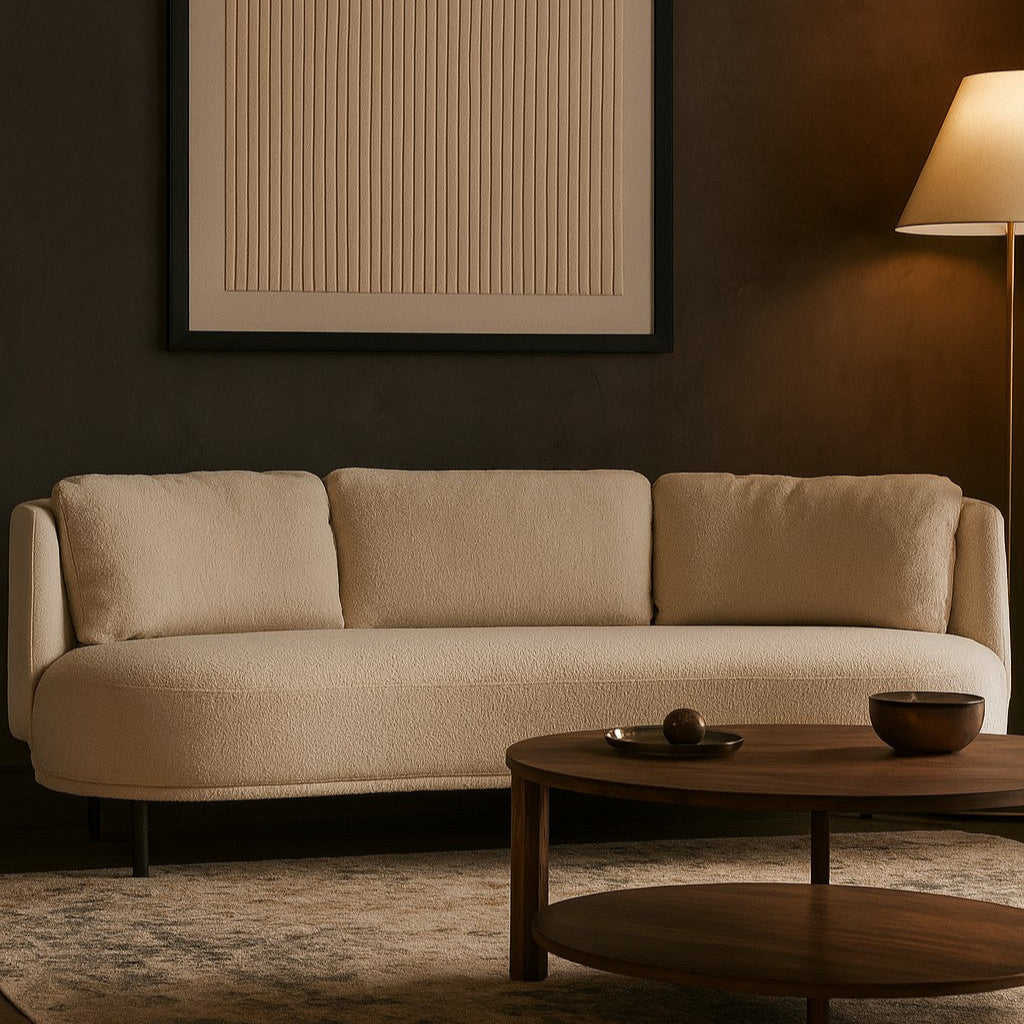 Canapé bouclette, Aro La Redoute Interieurs