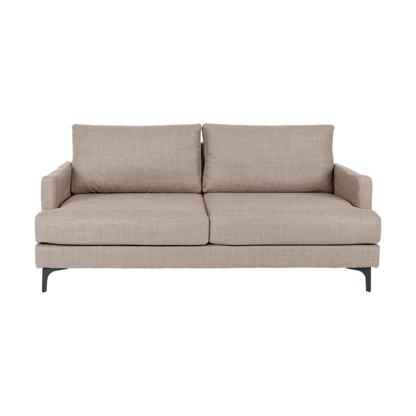 Canapé CAMIF Merlin 3 places en tissu beige