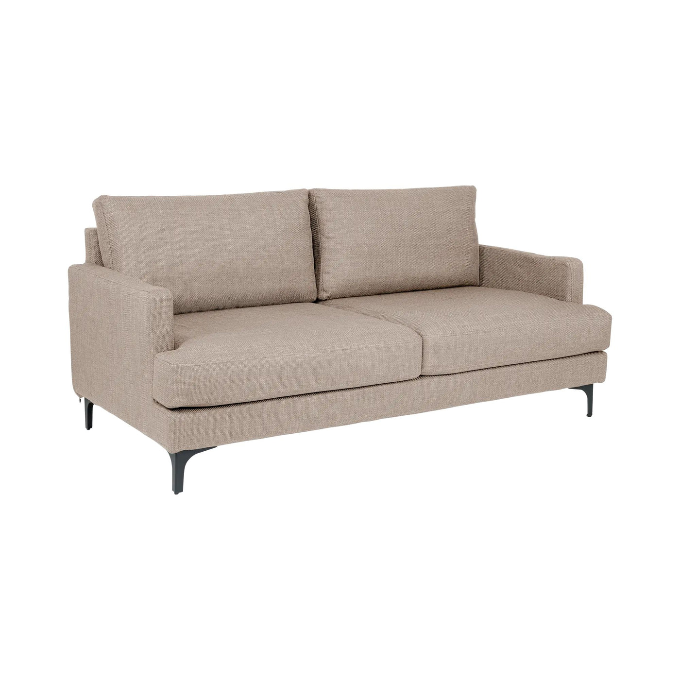 Canapé CAMIF Merlin 3 places en tissu beige