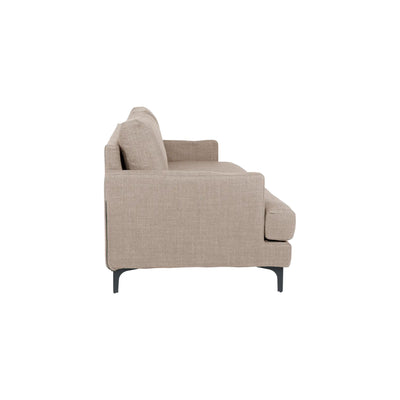 Canapé CAMIF Merlin 3 places en tissu beige