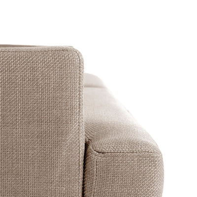 Canapé CAMIF Merlin 3 places en tissu beige