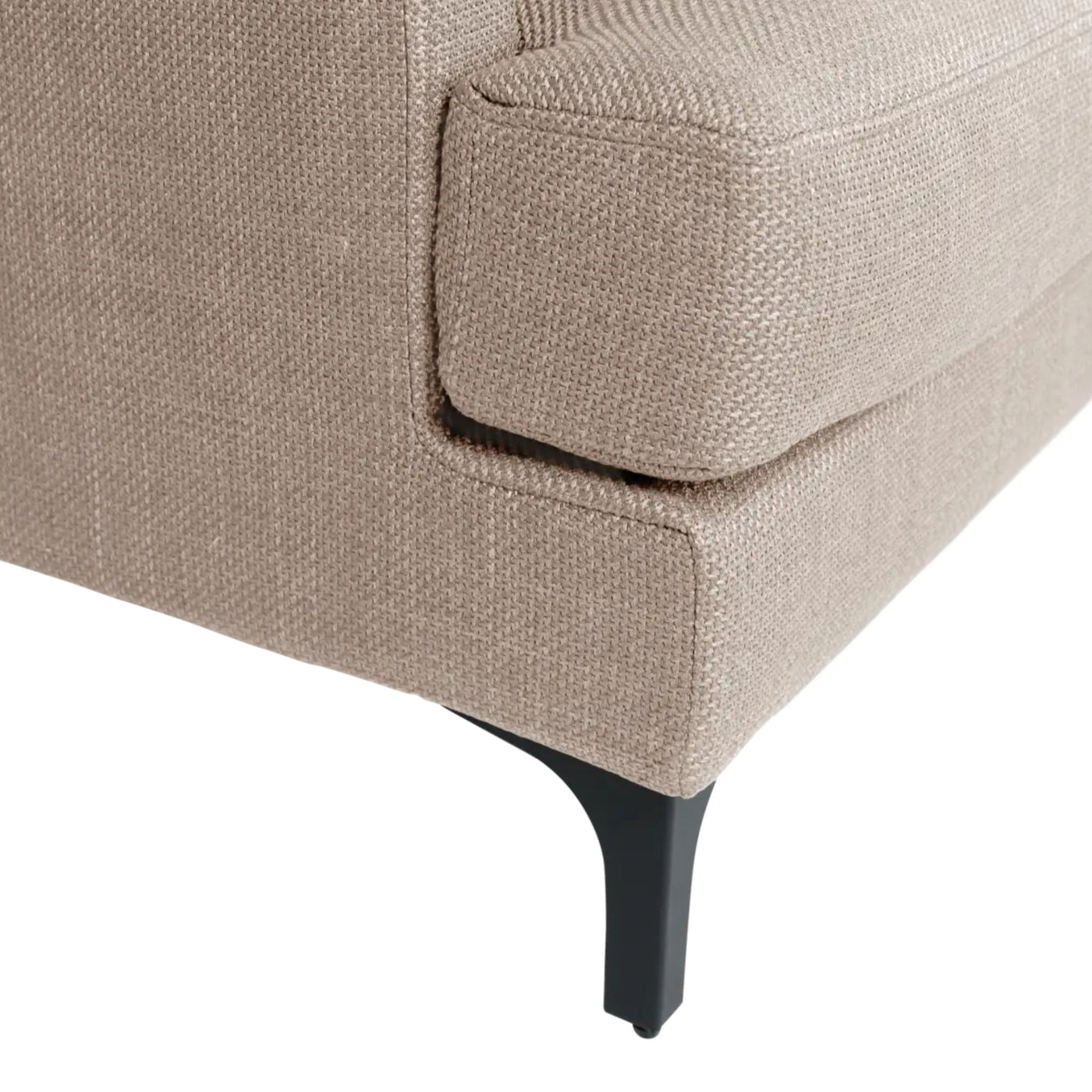 Canapé CAMIF Merlin 3 places en tissu beige