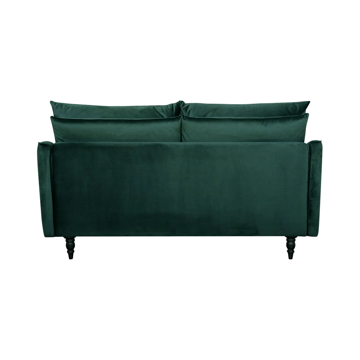 Canapé CAMIF Olie 2 places en velours Vert Forêt