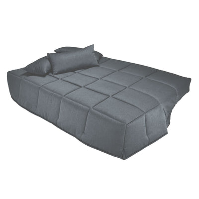 Canapé clic-clac LES TENDANCES Balkoa avec rangement matelas Bultex 15 cm