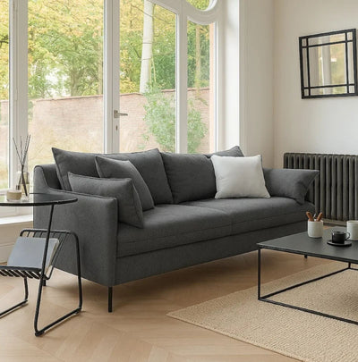 Canapé convertible ATMOSPHERA Maple 3 places Gris