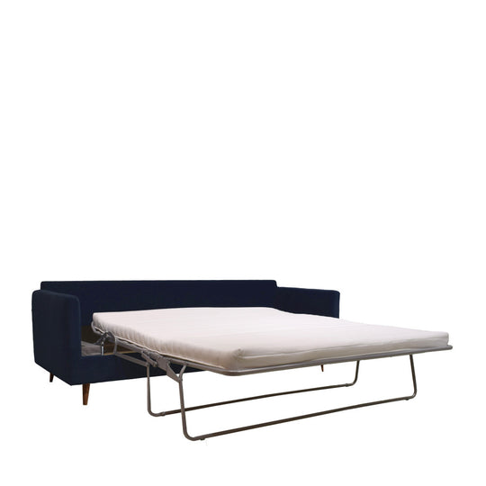 Canapé convertible Drawer Villabon 4 places en velours bleu marine