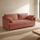 Canapé convertible CONVERTIBLE CENTER Athènes 3 places en Velours Rouille