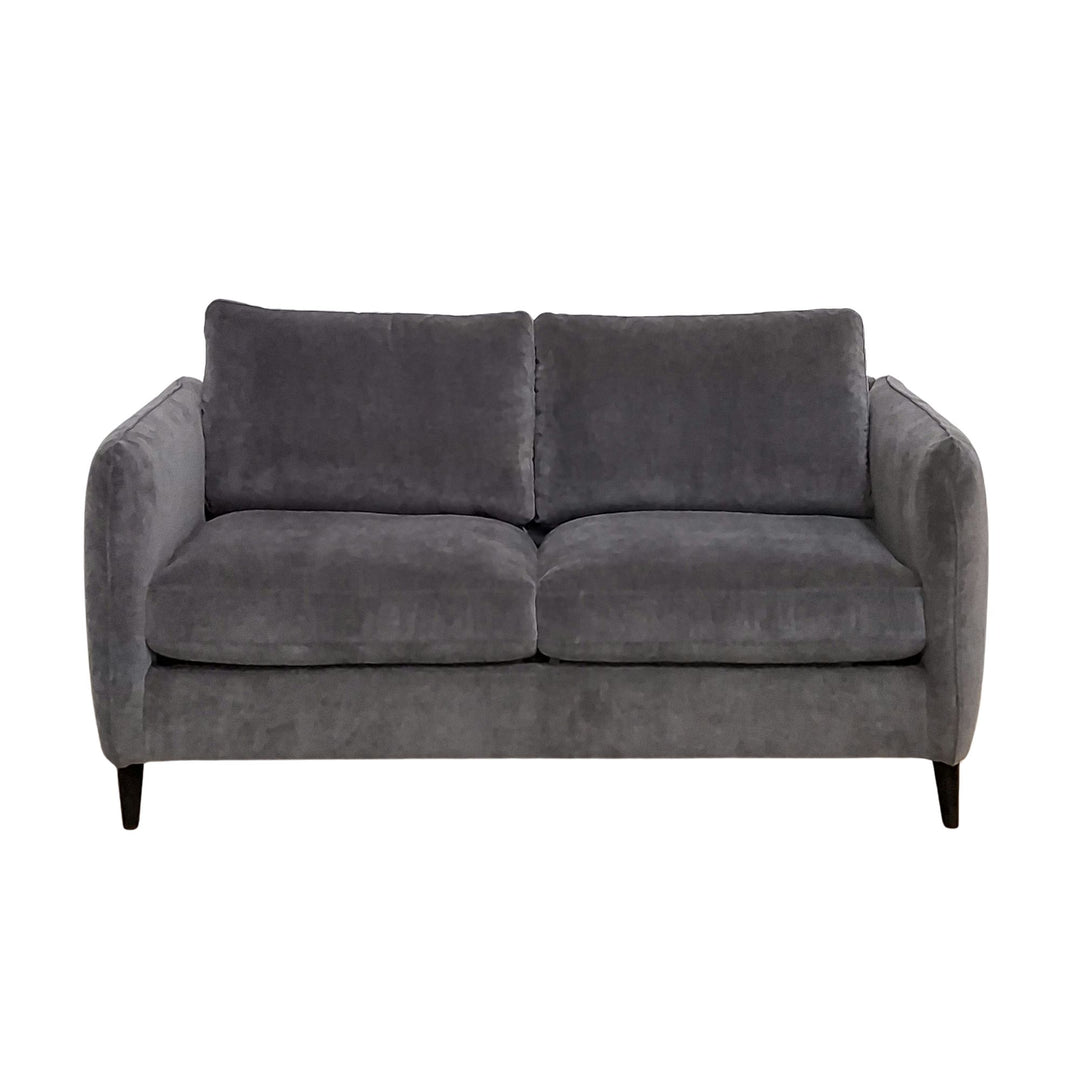 Canapé convertible MAISON SIMON SIMONE Metz 2 places en velours gris