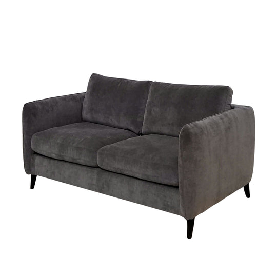 Canapé convertible MAISON SIMON SIMONE Metz 2 places en velours gris