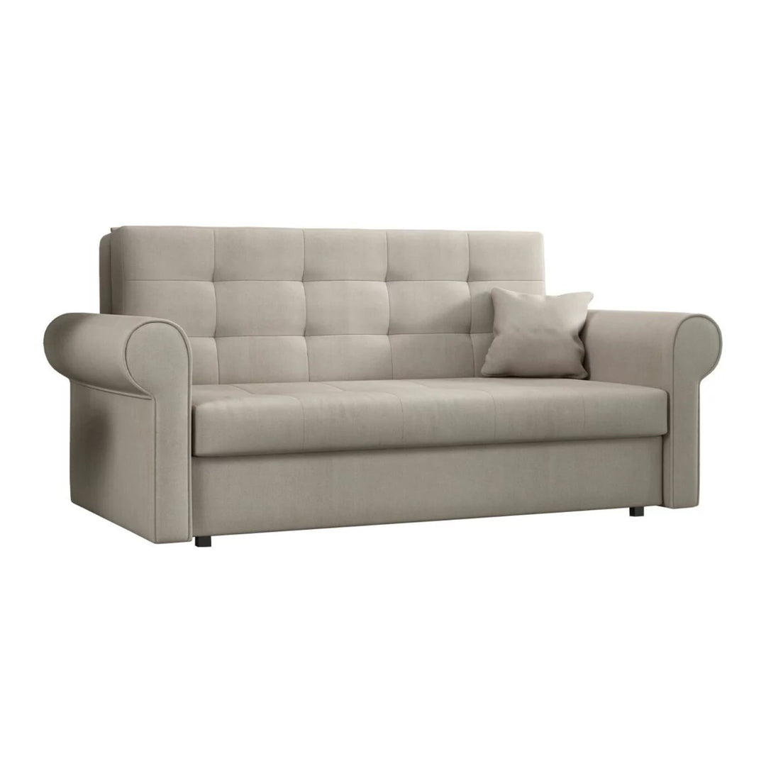 Canapé convertible 2 places beige MOBILIER 1 Columbus 129 (Mono 232)