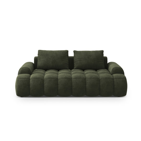 Canapé COSMOPOLITAN DESIGN Linz 3 places en velours vert