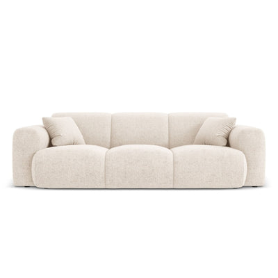 Canapé COSMOPOLITAN DESIGN Nolio 3 places Beige Clair