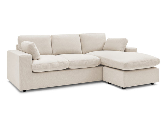 Canapé BOBOCHIC d’angle fixe réversible compact BELAIR