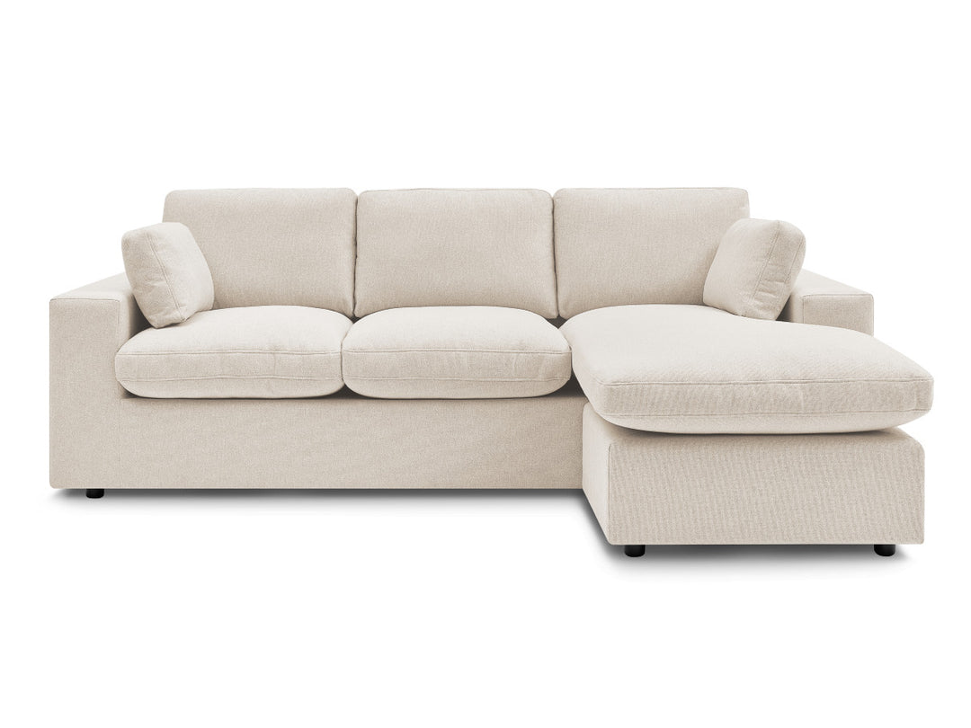 Canapé BOBOCHIC d’angle fixe réversible compact BELAIR
