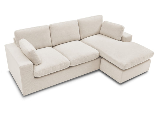 Canapé BOBOCHIC d’angle fixe réversible compact BELAIR