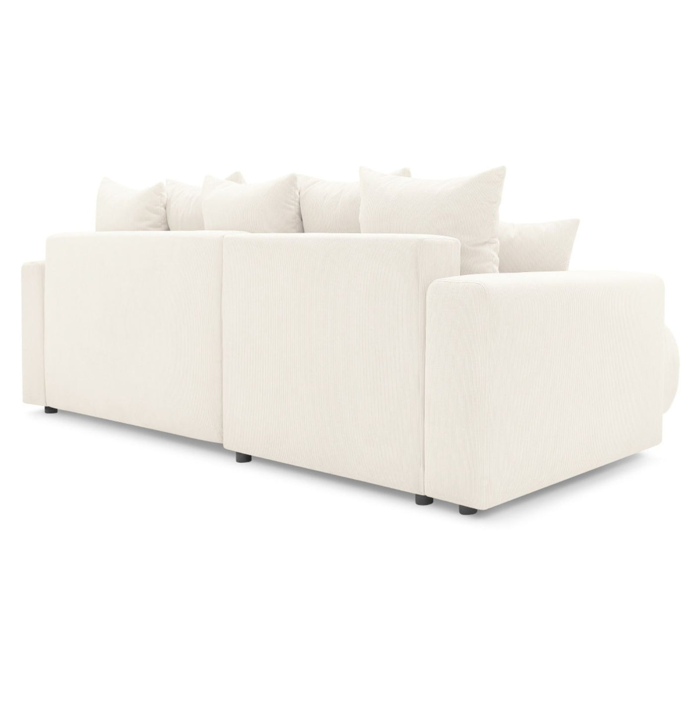 Canapé d'angle réversible convertible coffre BOBOCHIC Envy velours côtelé Beige