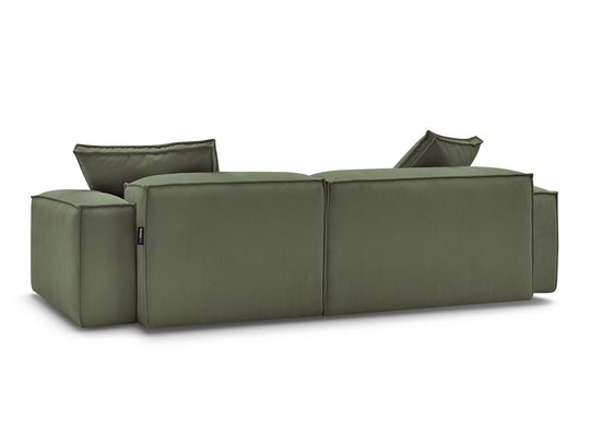 Canapé d'angle réversible BOBOCHIC Boheme velours vert
