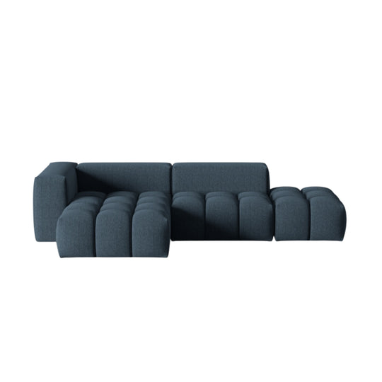 Canapé d'angle CXL BY CHRISTIAN LACROIX Lorella 4 places en tissu structurel bleu foncé
