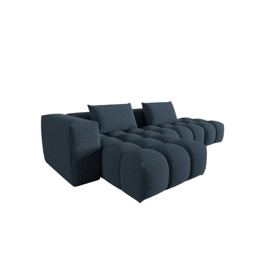 Canapé d'angle CXL BY CHRISTIAN LACROIX Lorella 4 places en tissu structurel bleu foncé