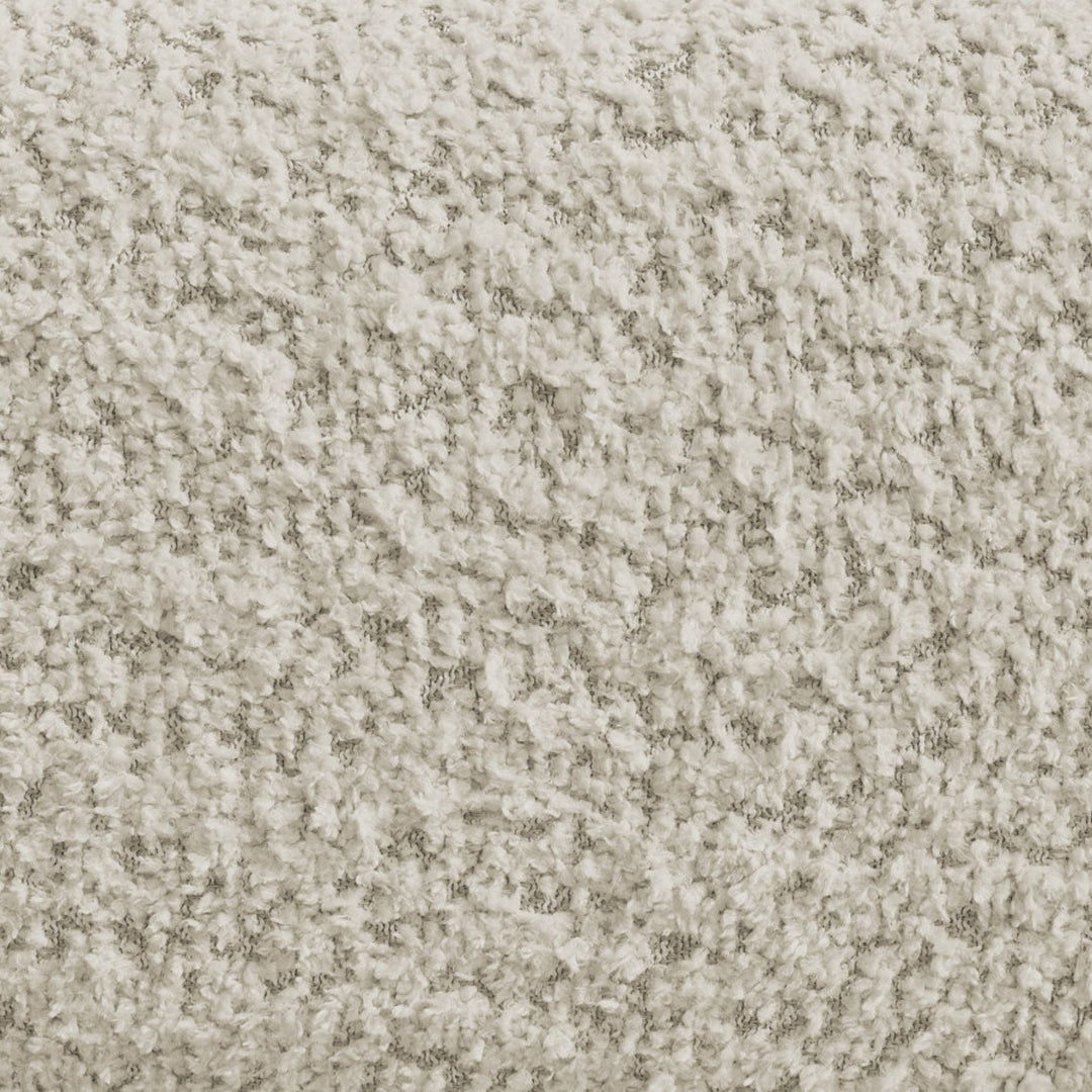 Canapé d'angle droit BOBOCHIC Alya 4 places en tissu bouclette beige